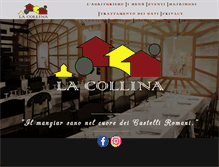 Tablet Screenshot of lacollinaagriturismo.com